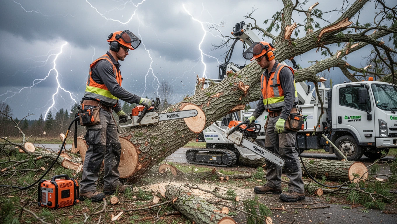 Storm Damage Tree Cleanup